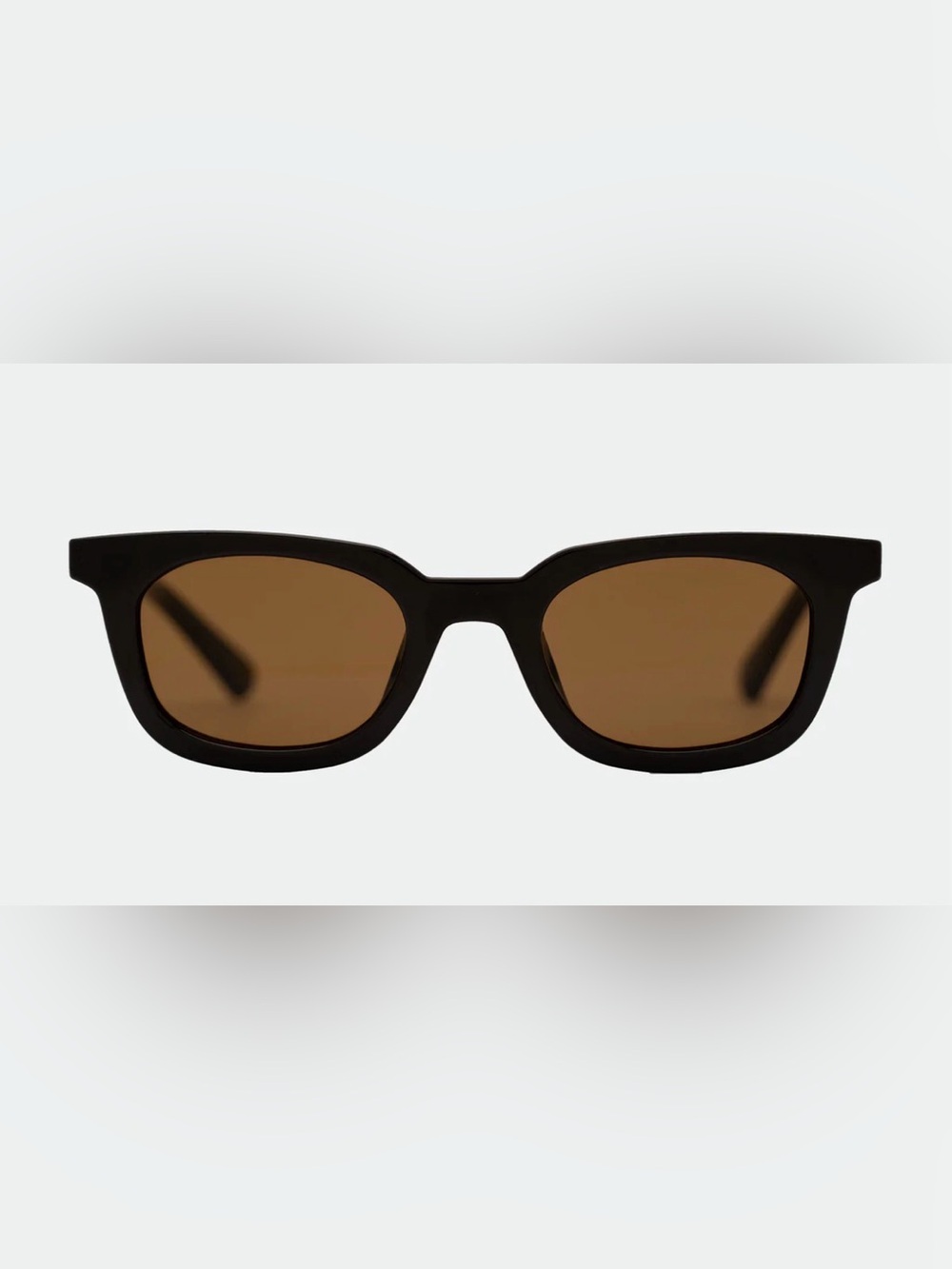 Otra Black Frame Sunglasses with Brown Lenses